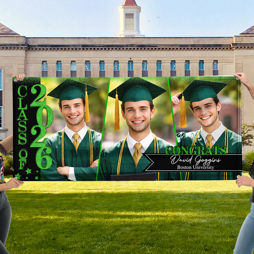 Congratulations Class Of 2026 - Graduation Banner - Unique Graduation Gift - Door Banner