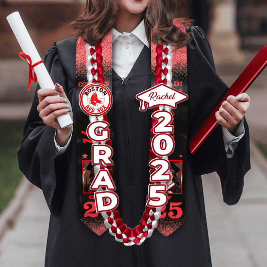 Graduation Lei With Name Class Of 2025 - Personalized Graduation Lei