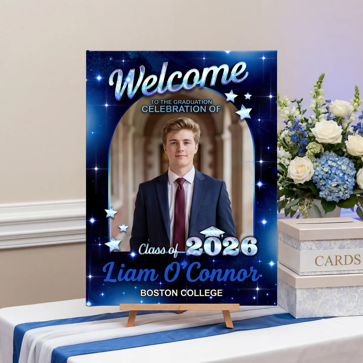 Star Styles Class Of 2026 - Graduation Party Welcome Sign - Custom Photo Grad Party Sign - Personalized Graduation Decoration