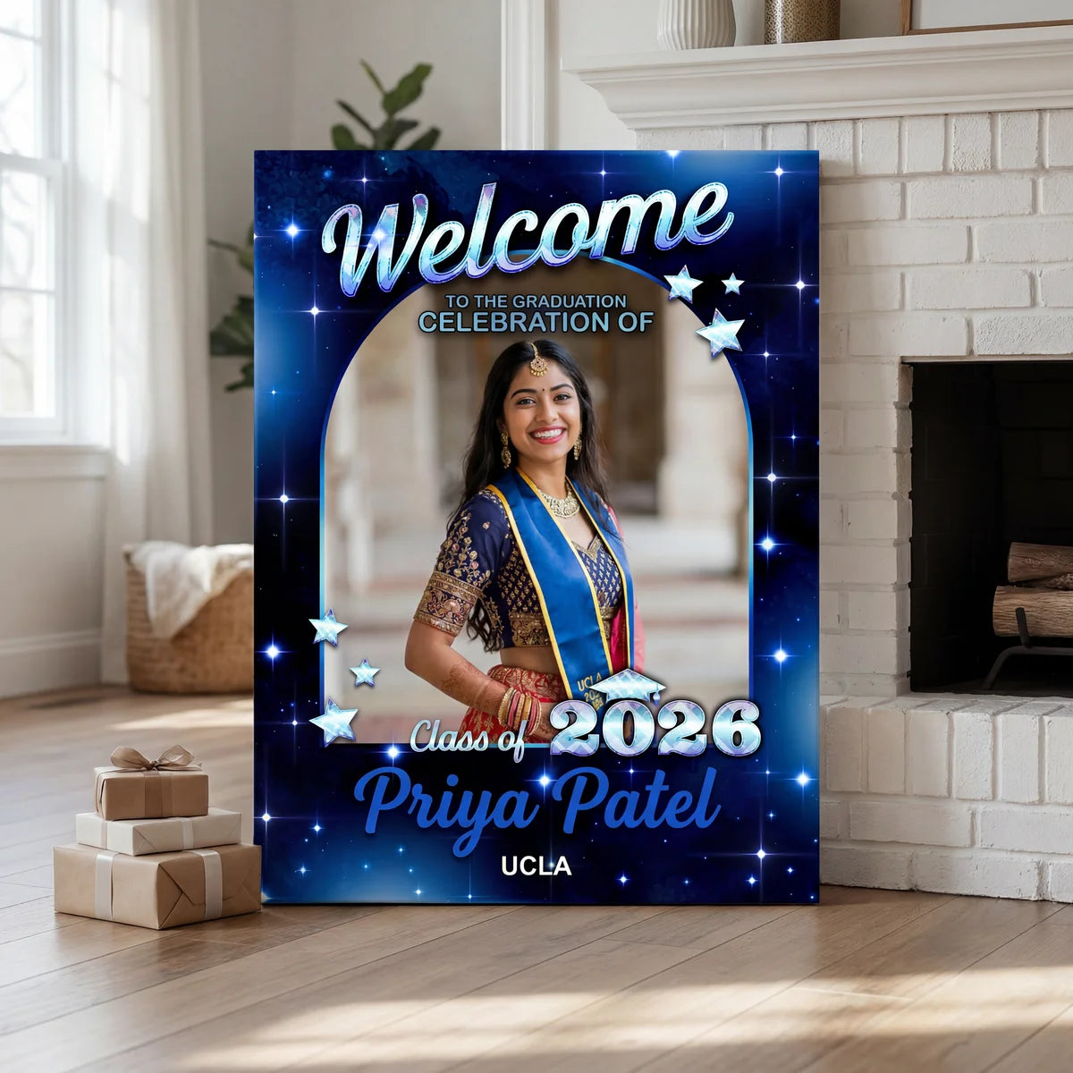 Star Styles Class Of 2026 - Graduation Party Welcome Sign - Custom Photo Grad Party Sign - Personalized Graduation Decoration