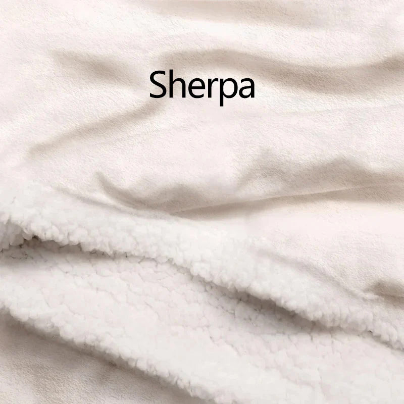 Custom Name Collage Fleece Blanket - Personalized Kids Throw Blanket Gift for Boys & Girls