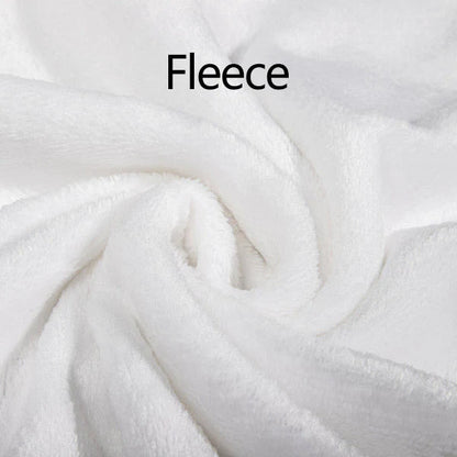 Custom Name Collage Fleece Blanket - Personalized Kids Throw Blanket Gift for Boys & Girls