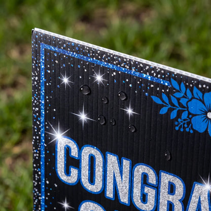 Rose Background Class Of 2026 Graduate, Graduation Gift - Personalized Graduation Lawn Sign With Stake